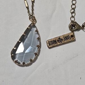 Jane Marie‎ Grey Blue Pendant Necklace